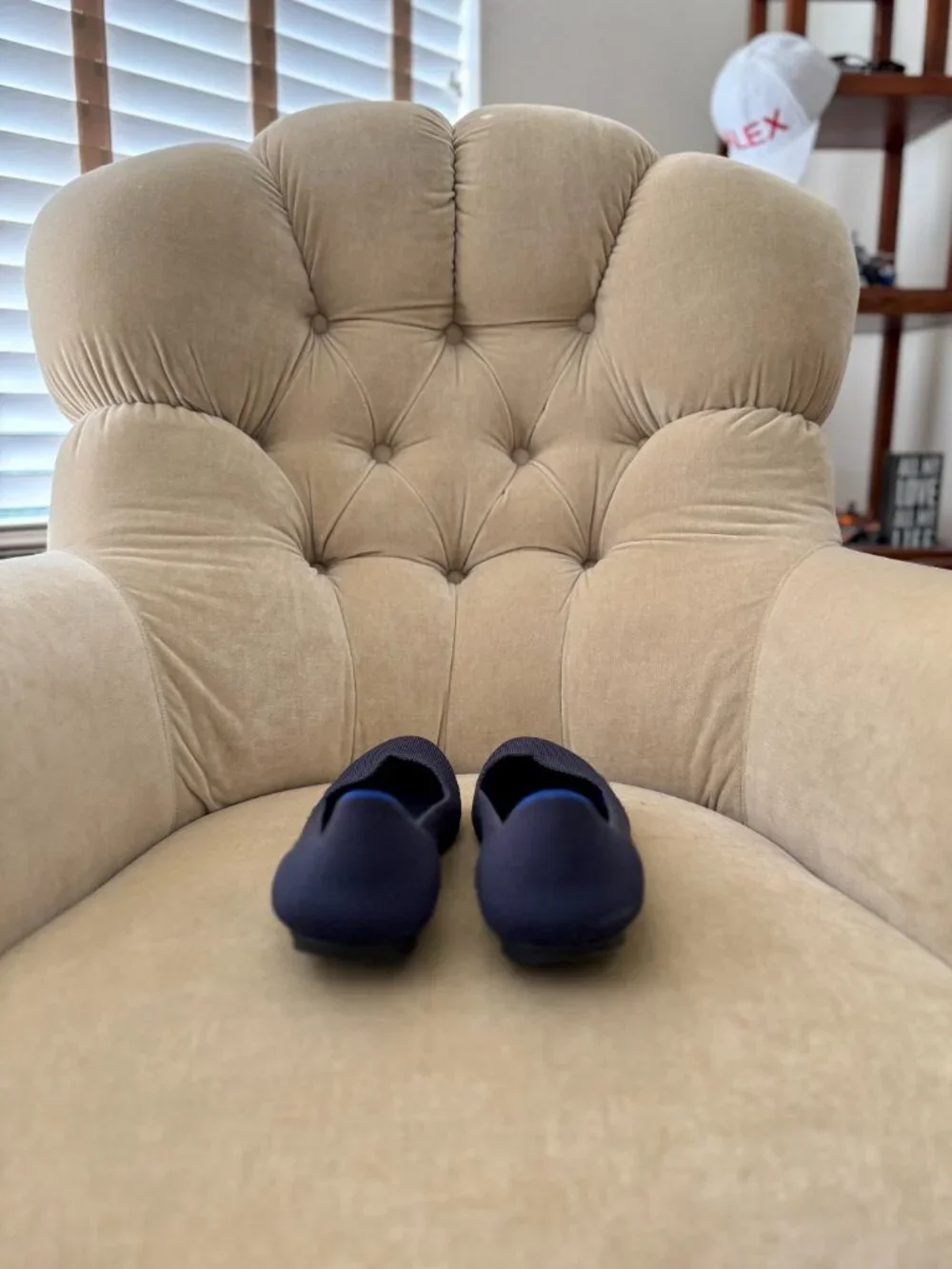 Auth. ROTHY'S Iconic Birdseye Flat Flex Knit Washable Ballet Scrunch Flats - Picture 5 of 6